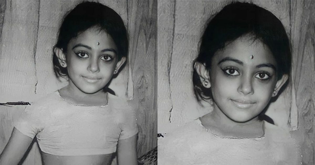 Actress Shobana Childhood Photo