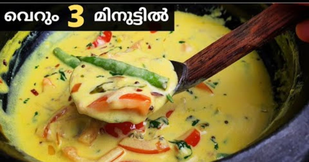 Yogurt Curry In 3 Minutes News Malayalam