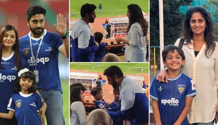 Shalini Ajith Kumar And Abhishek Bachchan Enjoying Football Match Video Viral Malayalam