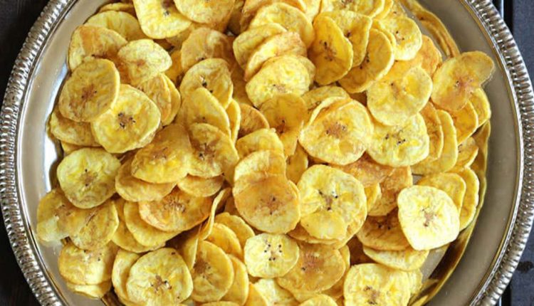 Kerala Style Crispy Banana Chips Recipe Malayalam