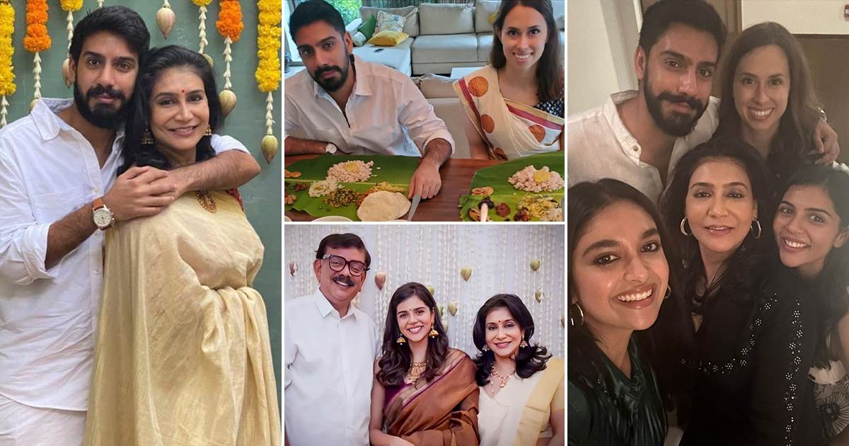 Lissy Lakshmi Vishu Celebration Highlights With Daughter In Law Viral Entertainment News Malayalam