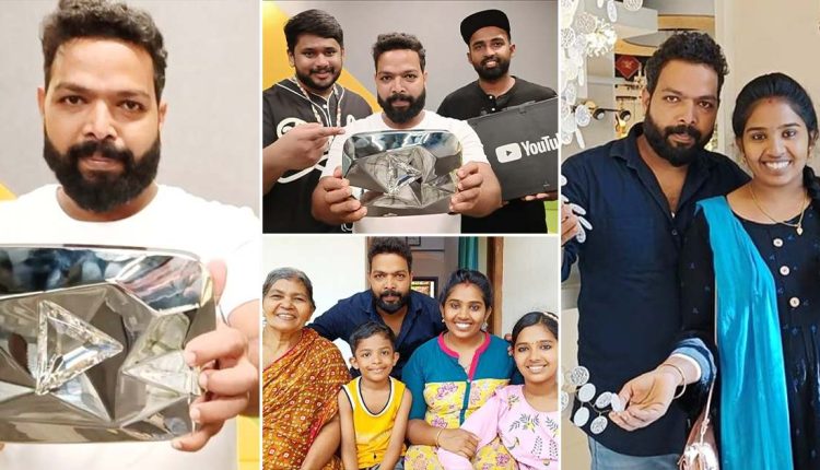 Kerala First Diamond Play Button Winner Kl Bro Biju And Family