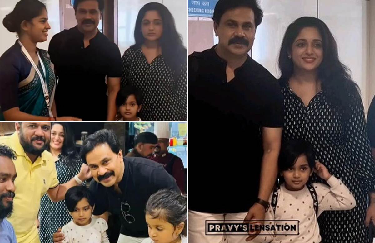 Mahalakshmi Dileep With Kavya And Dileep