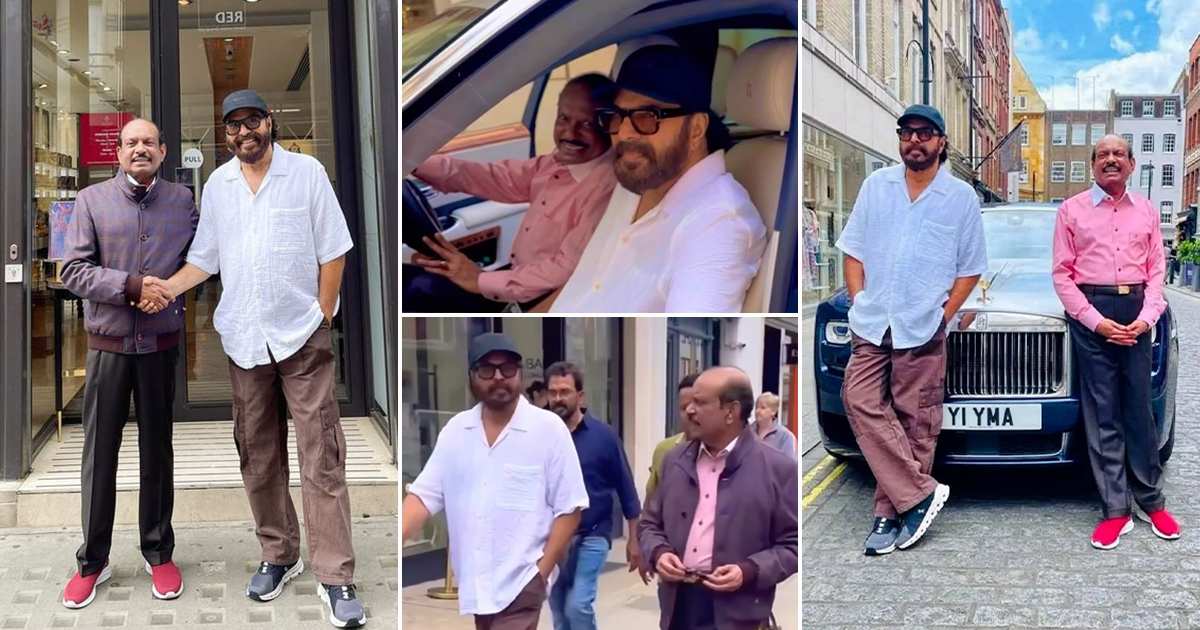 Mammootty In London With MA Yusuff Ali