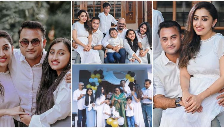 Nithya Das And Family Get Together Funtion In White Theame