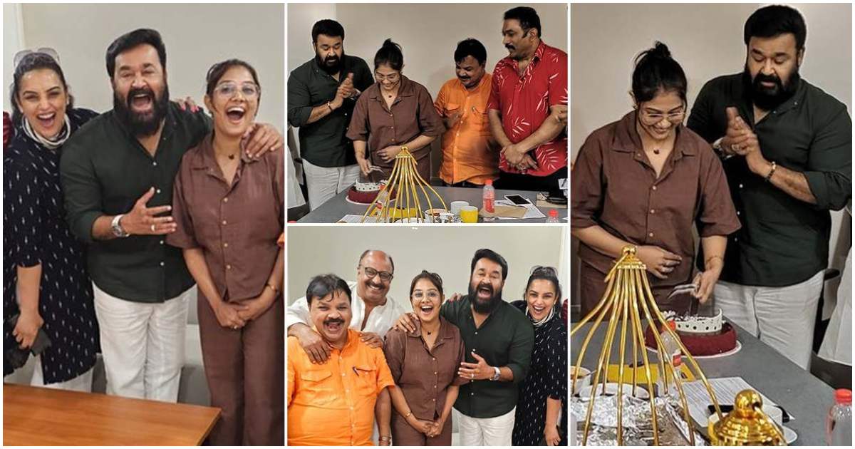 Rachana Narayanankutty Birthday Celebration With Mohanlal