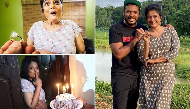 Karthik Surya Birthday Surprise For Actress Manju Pillai