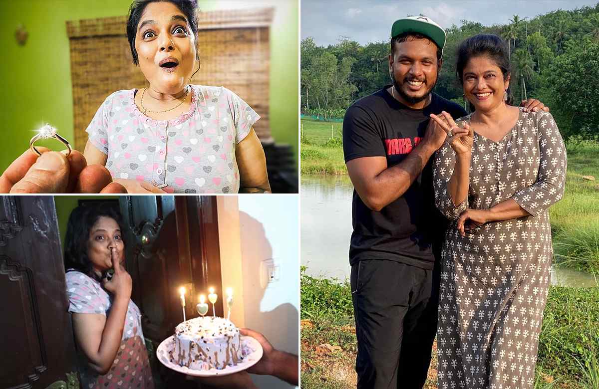 Karthik Surya Birthday Surprise For Actress Manju Pillai